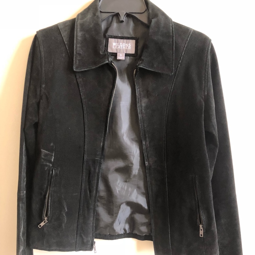Wilson leather suede jacket